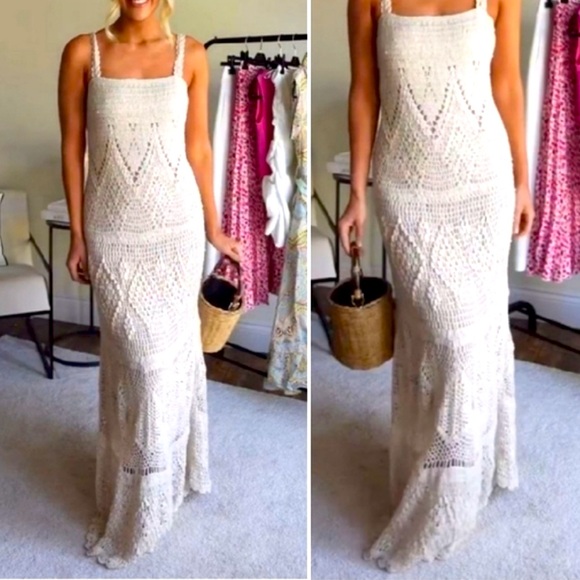 Zara Dresses & Skirts - Zara limited edition sequin crochet knit maxi dress